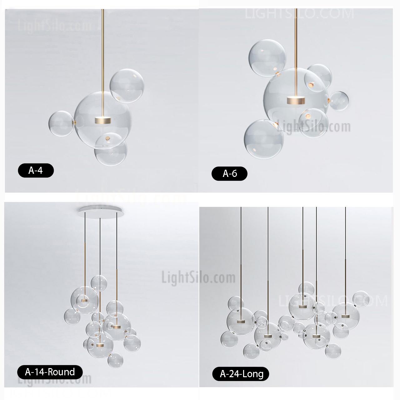 Pendant Light Glass Ball Shade Modern Italy Style Modified - Lightsilo