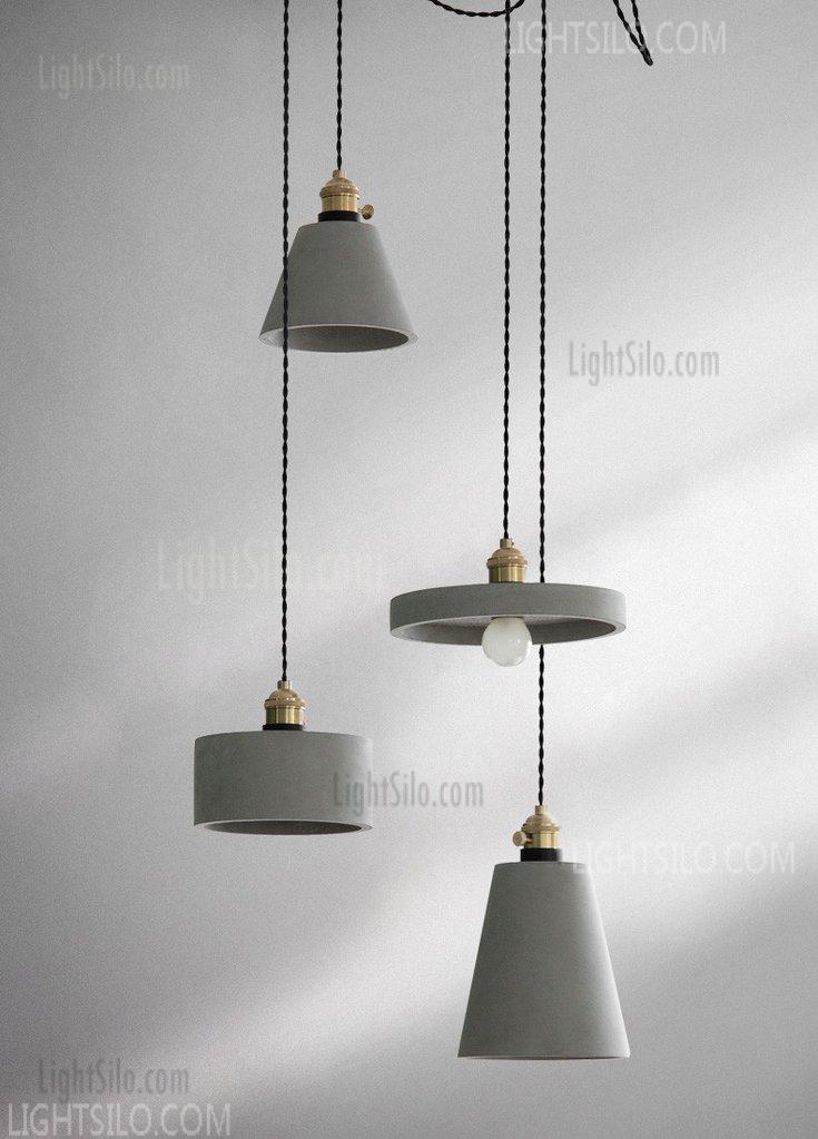 Concrete Vasa Minimalist Pendant Light